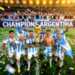 2022年卡塔尔世界杯冠军阿根廷队庆祝画面